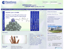 Tablet Screenshot of chemgenes.com